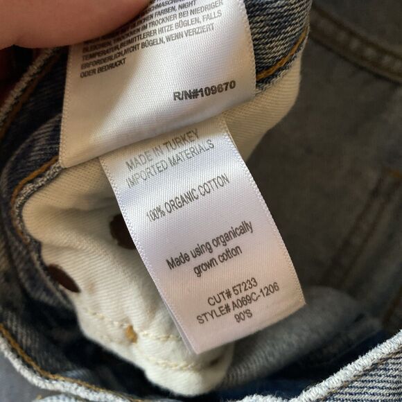 NWT | AGOLDE | 90s Mid Rise Loose Fit | Wander | Size 24 - Picture 8 of 11